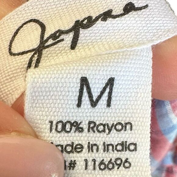 NWT Japna Smocked Ruffle Picnic Plaid Cami Crop Top - Picture 9 of 10